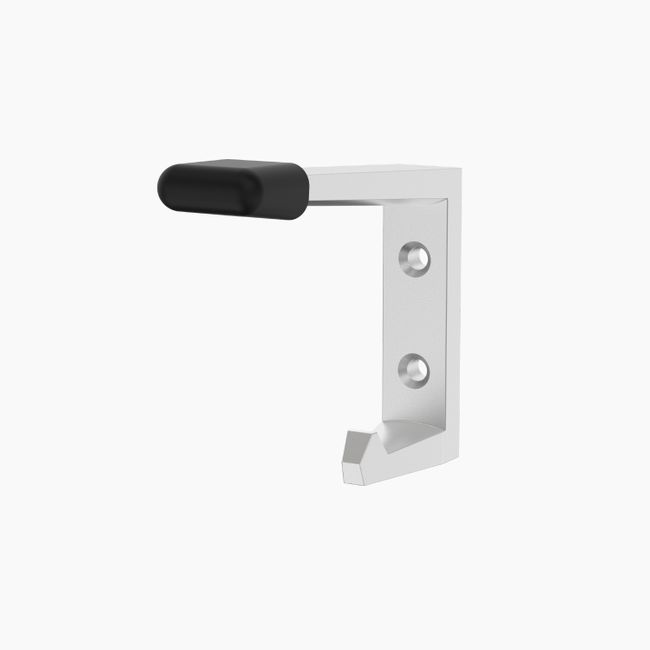 Single Robe Hook With Bumper