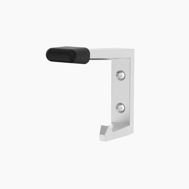 Single Robe Hook With Bumper