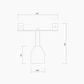 Double Fix Foot Assembly 150mm