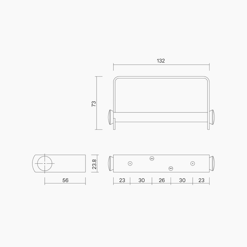 Single Toilet Roll Holder SSS