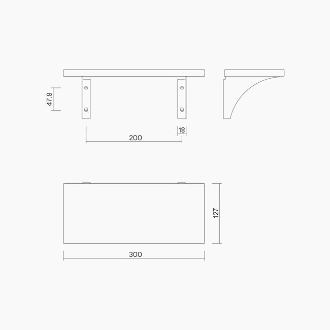 300mm SSS Shelf