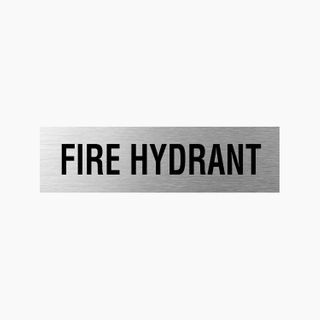 Fire Hydrant Sign 400x110mm SSS