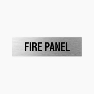 Fire Panel Sign 400x110mm SSS
