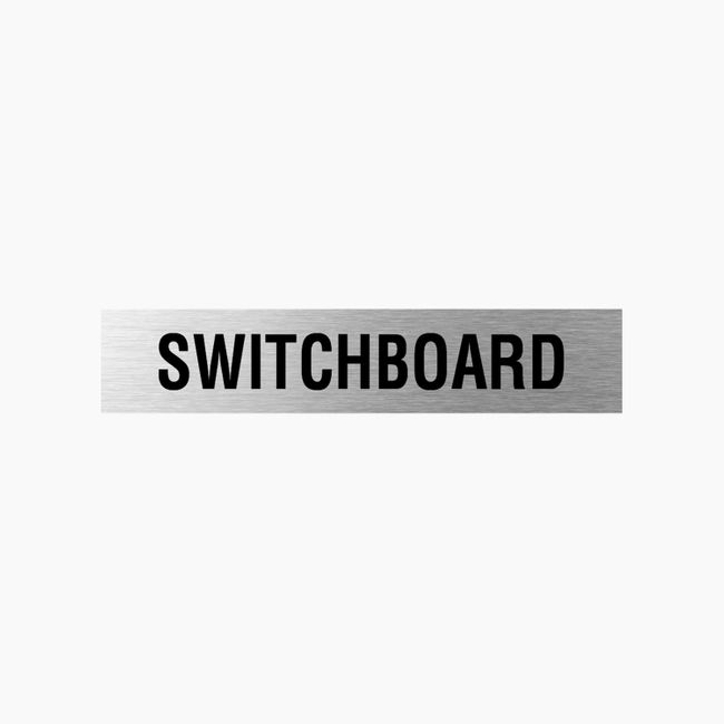 Switchboard Sign 300x60mm SSS