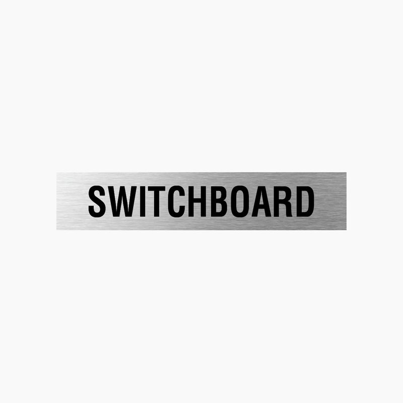 Switchboard Sign 300x60mm SSS