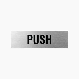 Push Sign 200x60mm SSS