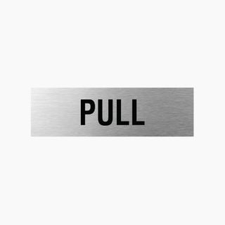Pull Sign 200x60mm SSS