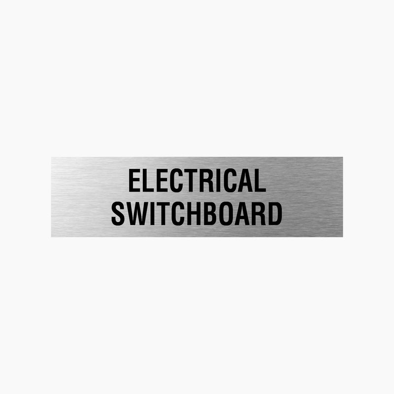 Electrical Switchboard Sign 400x110mm SSS