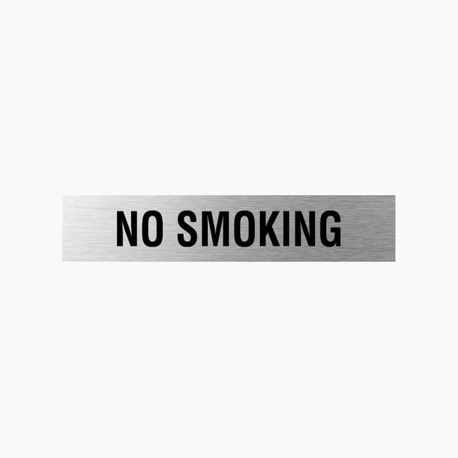 No Smoking Sign 300x60mm SSS