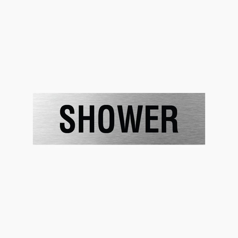 Shower Sign 200x60mm SSS