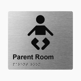 Parent Room Braille Sign 200x180mm SSS #