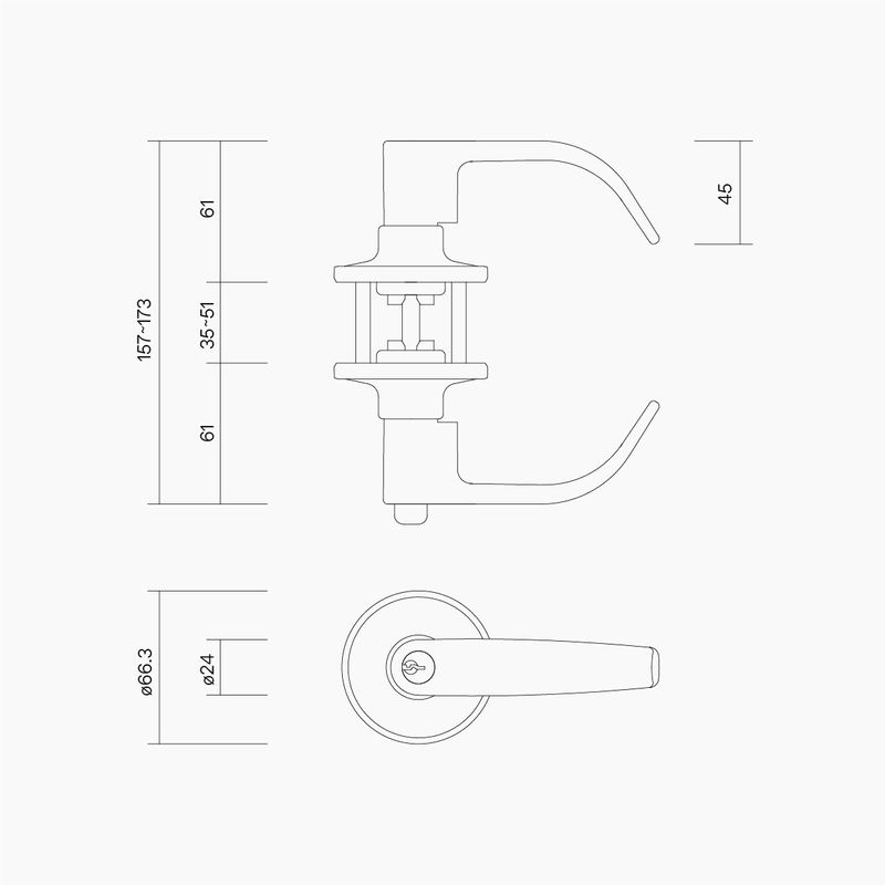 Entrance Lever Set SC