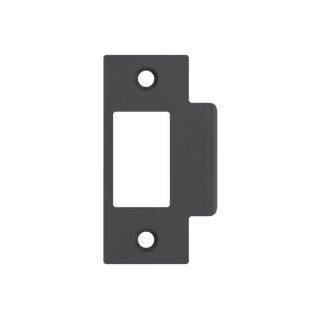 A0100 Short Lip Latch Strike 10mm BLK