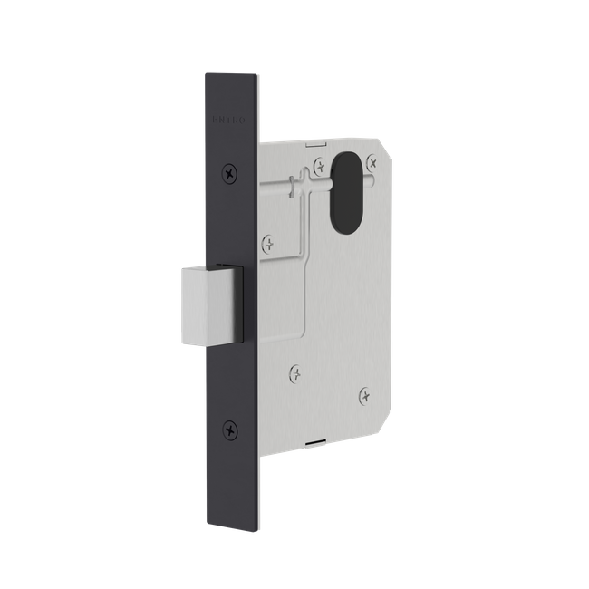Mortice Deadlock 60mm Backset BLK