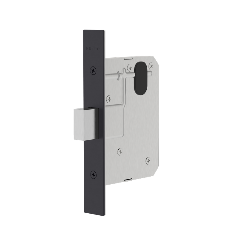 Mortice Deadlock 60mm Backset BLK