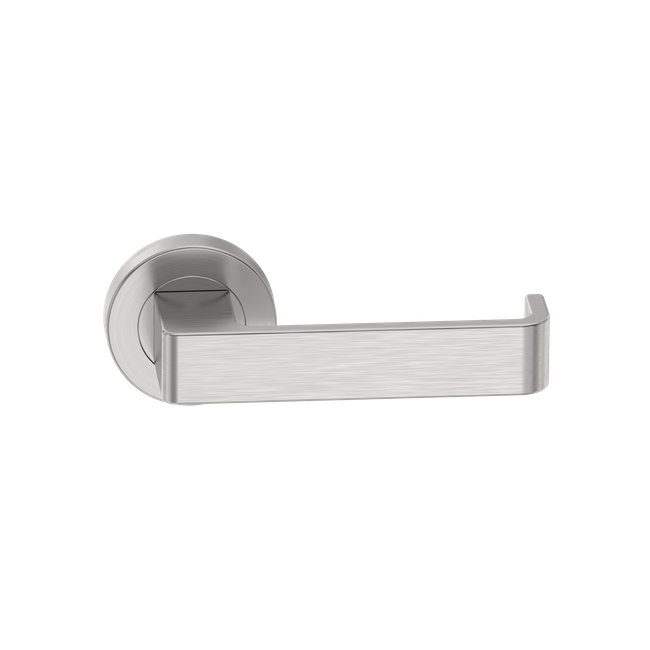 Sydney Dual-Tone Round Rose Latch Door Handle - 1 Pair