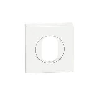 Square Cylinder Escutcheon WHT #