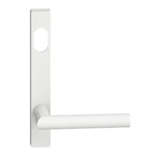 Narrow Plate Lever #11 Cylinder/Concealed WHT 