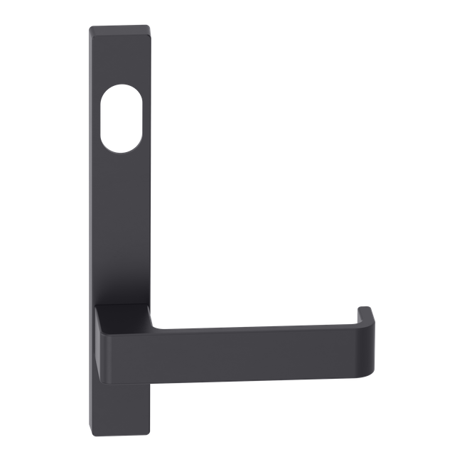 Narrow Plate Lever #31 Cylinder/Concealed BLK 