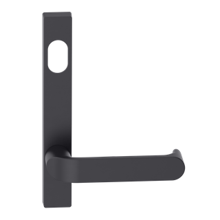 Narrow Plate Lever #36 Cylinder/Concealed BLK 