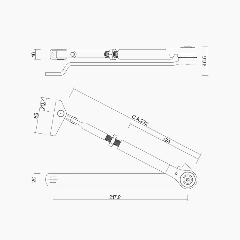 D0401 Hold Open Arm SIL