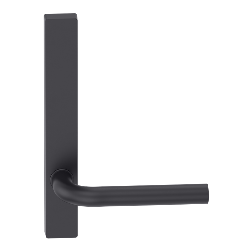 Narrow Plate Lever #13 Plain/Concealed BLK 