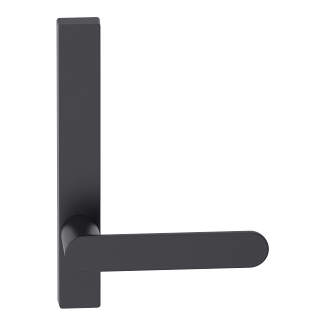 Narrow Plate Lever #30 Plain/Concealed BLK 