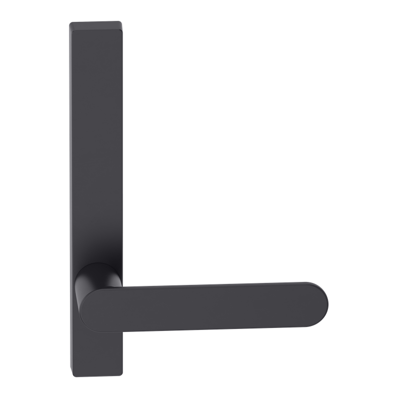 Narrow Plate Lever #30 Plain/Concealed BLK 