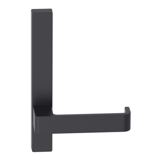 Narrow Plate Lever #31 Plain/Concealed BLK 