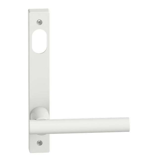 Narrow Plate Lever #12 Cylinder/Visible WHT