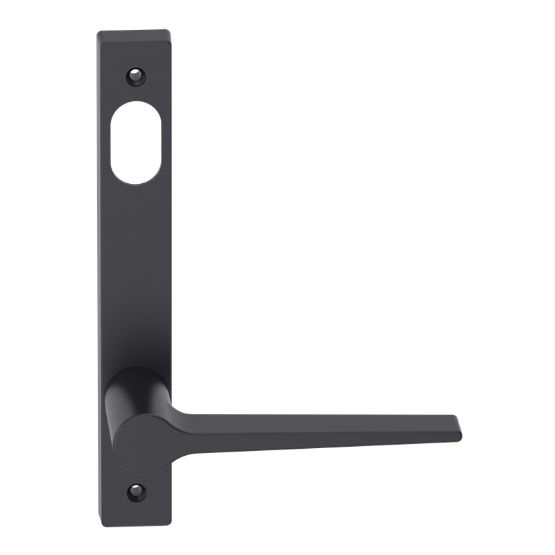 Narrow Plate Lever #14 Cylinder/Visible BLK 