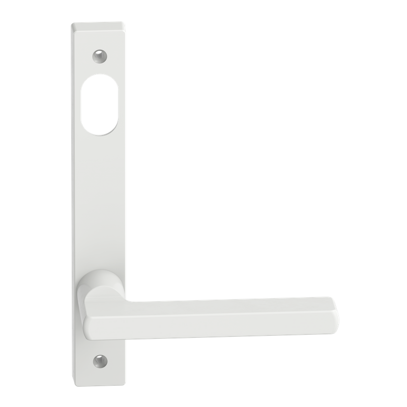 Narrow Plate Lever #33 Cylinder/Visible WHT