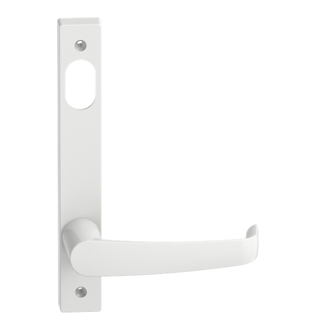 Narrow Plate Lever #37 Cylinder/Visible WHT