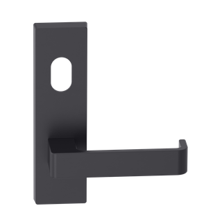 Rectangular Plate Lever #31 Cylinder/Concealed BLK 