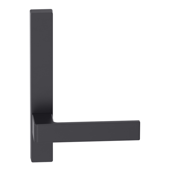 Narrow Plate Lever #32 Plain/Concealed BLK 