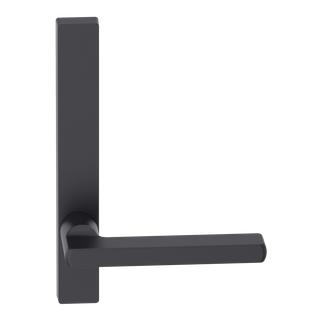 Narrow Plate Lever #33 Plain/Concealed BLK 