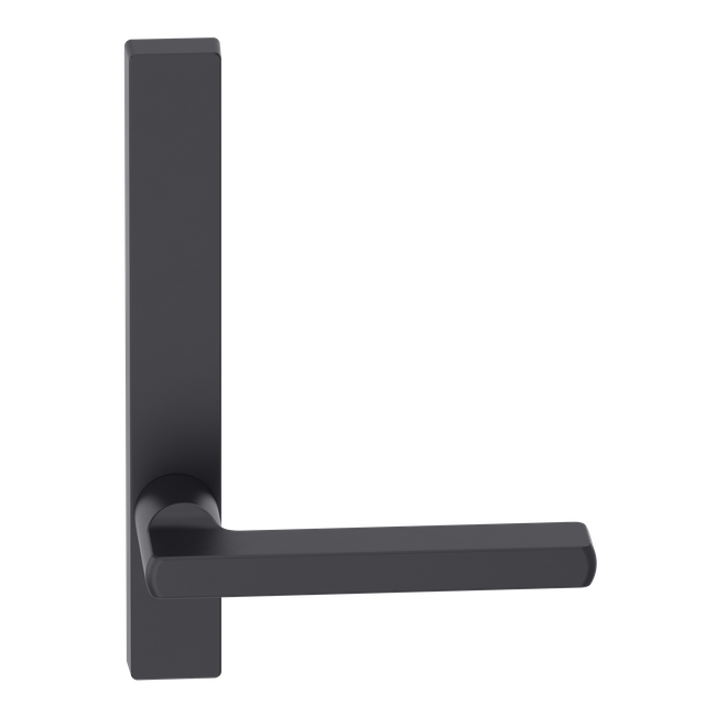 Narrow Plate Lever #33 Plain/Concealed BLK 