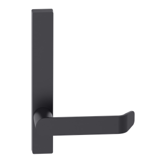 Narrow Plate Lever #34 Plain/Concealed BLK 
