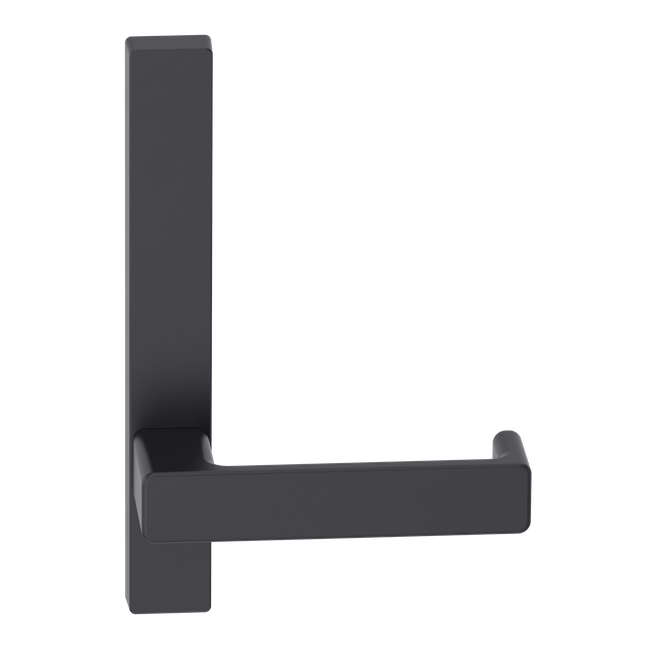 Narrow Plate Lever #35 Plain/Concealed BLK 