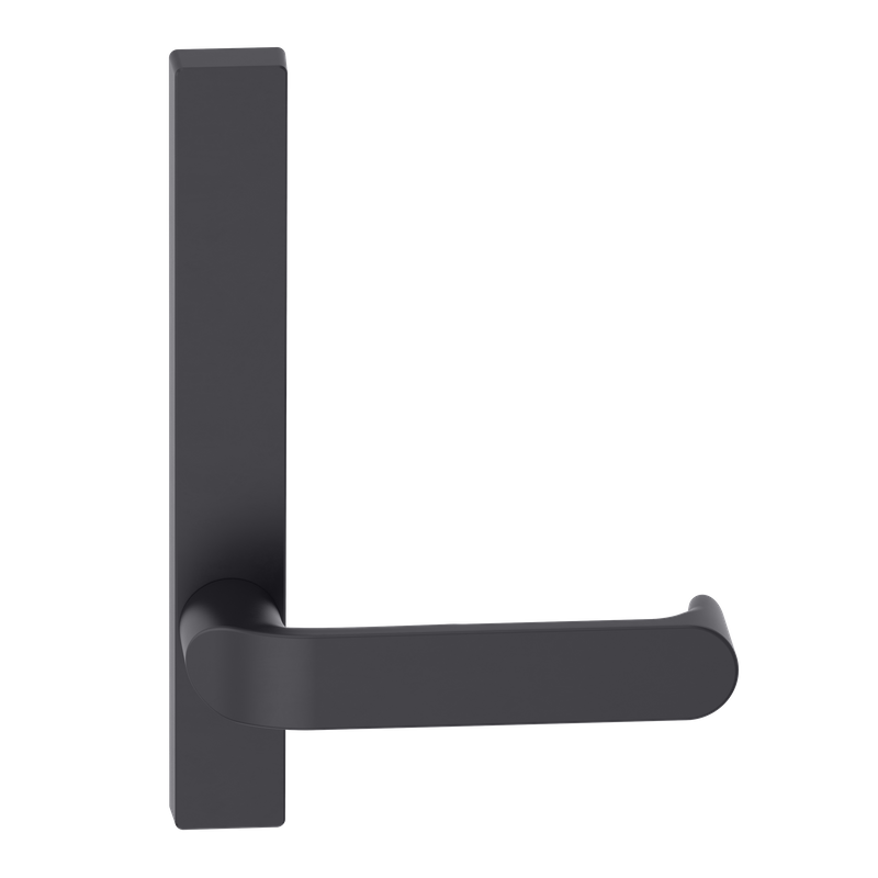 Narrow Plate Lever #36 Plain/Concealed BLK 