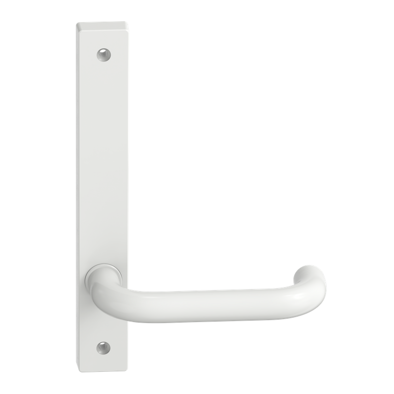 Narrow Plate Lever #10 Plain/Visible WHT