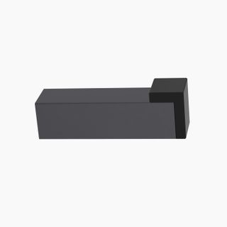 Square Wall Mounted Door Stop MBLK