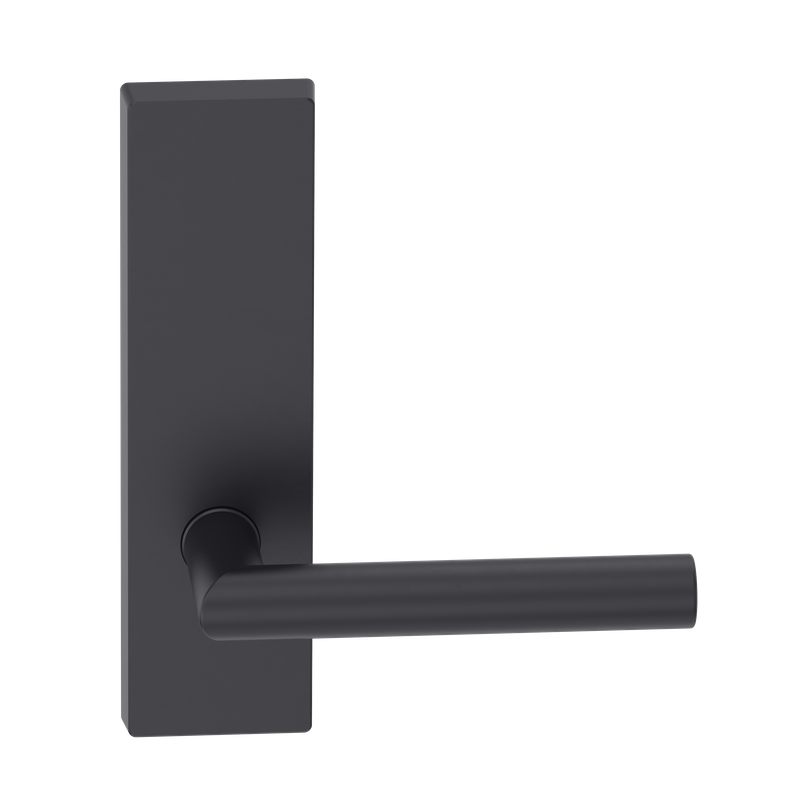 Rectangular Plate Lever #11 Plain/Concealed BLK 