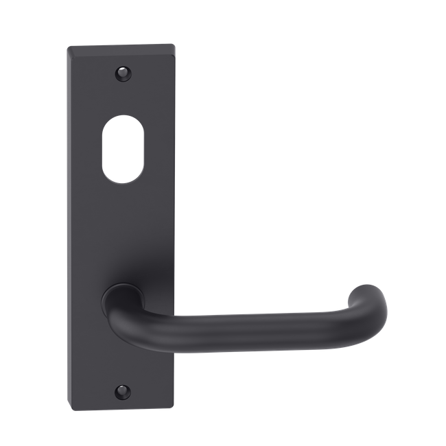 Rectangular Plate Lever #10 Cylinder/Visible BLK 