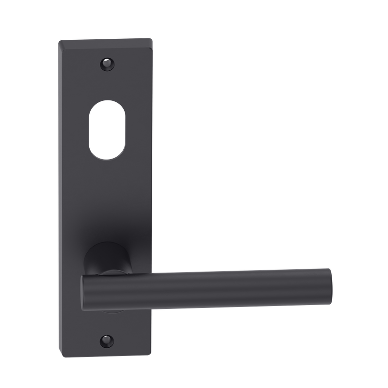 Rectangular Plate Lever #12 Cylinder/Visible BLK 