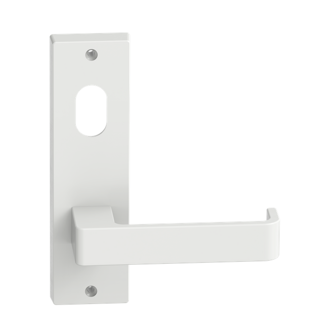 Rectangular Plate Lever #31 Cylinder/Visible WHT