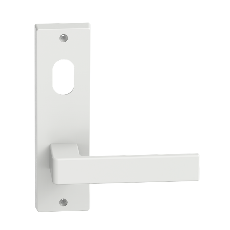 Rectangular Plate Lever #32 Cylinder/Visible WHT