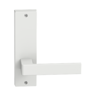 Rectangular Plate Lever #32 Plain/Visible WHT