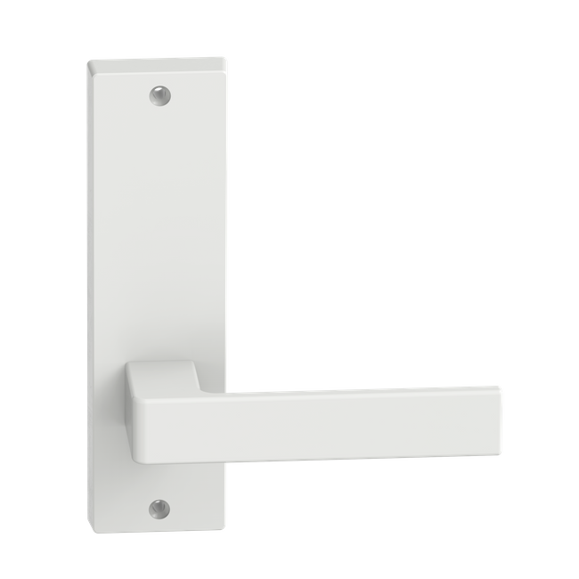 Rectangular Plate Lever #32 Plain/Visible WHT