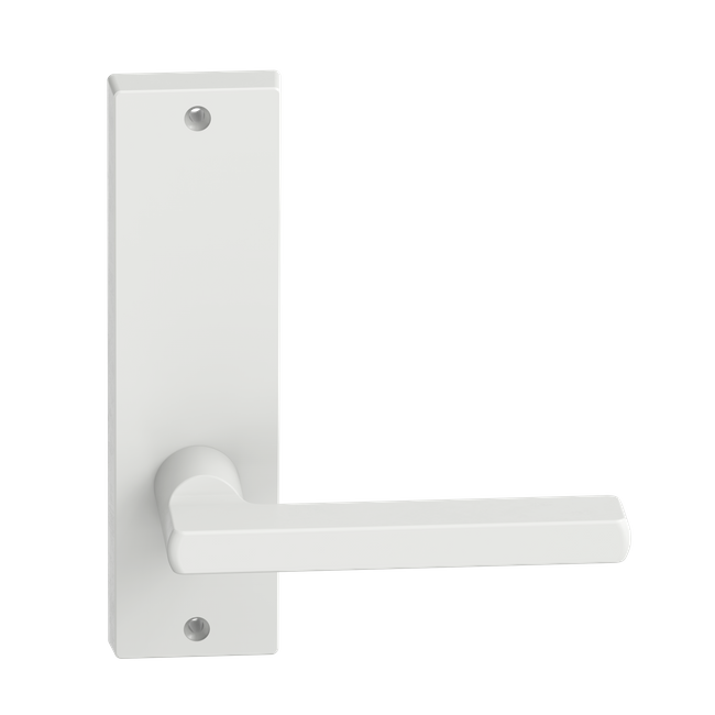 Rectangular Plate Lever #33 Plain/Visible WHT